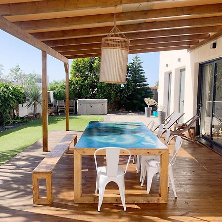 Agua Guesthouse Lajares Villa Con Jacuzzi Exterior foto